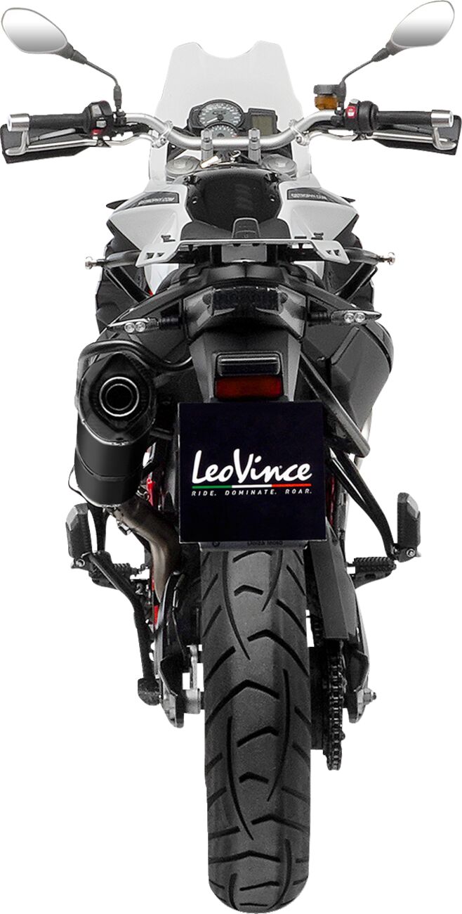 LEOVINCE LV ONE EVO BLACK EDITION SLIP-ONE MUFFLER ECE 14383EB
