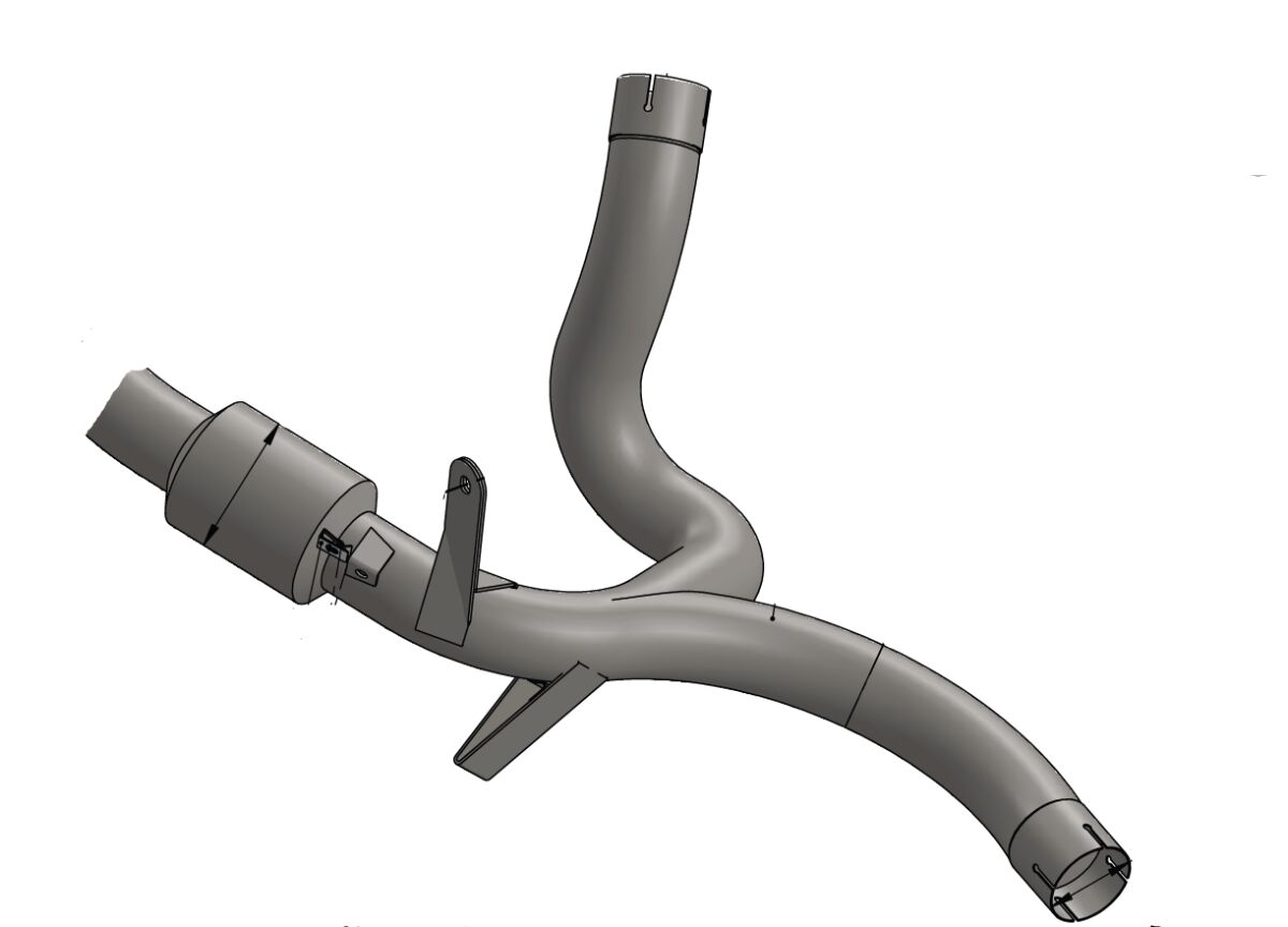 LEOVINCE CAT ELIMINATOR (LINK PIPE) 80055
