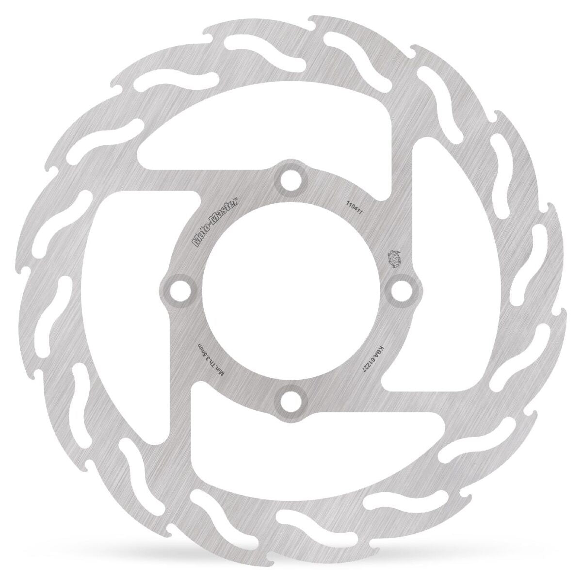MOTO-MASTER BRAKE ROTOR FIXED FLAME NATURAL 110411