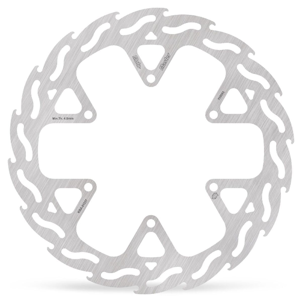 MOTO-MASTER BRAKE ROTOR FIXED FLAME NATURAL 110593