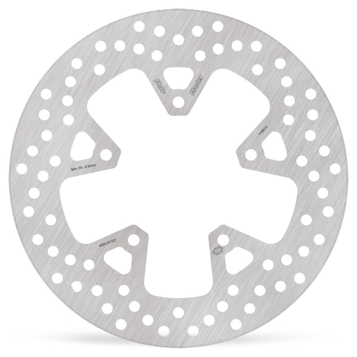MOTO-MASTER BRAKE ROTOR FIXED HALO ROUND 110615