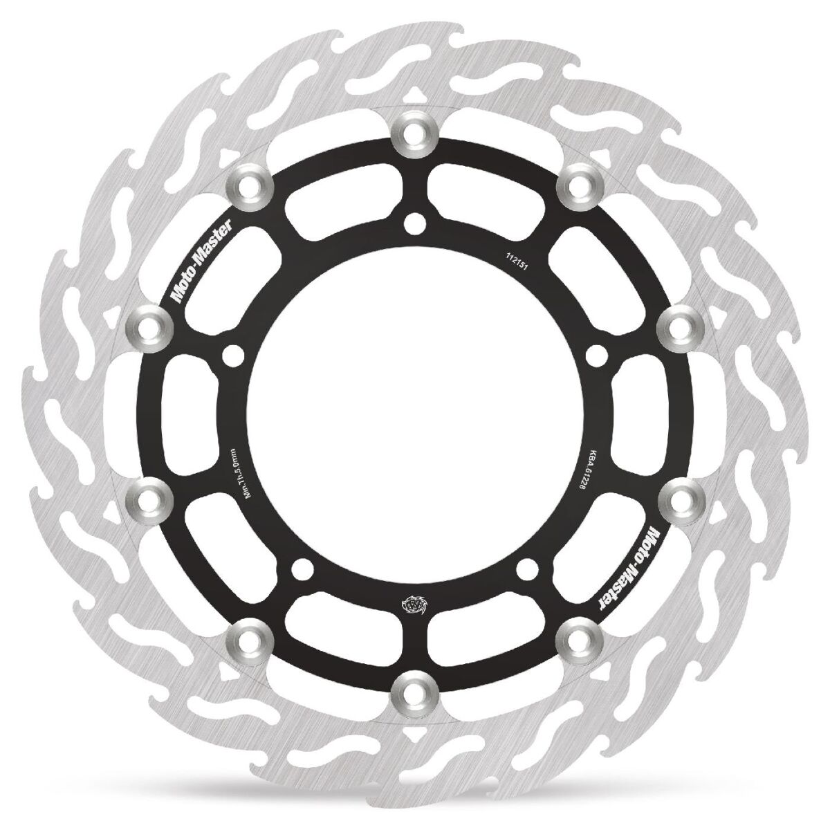 MOTO-MASTER BRAKE ROTOR FLOATING FLAME RACING 112151