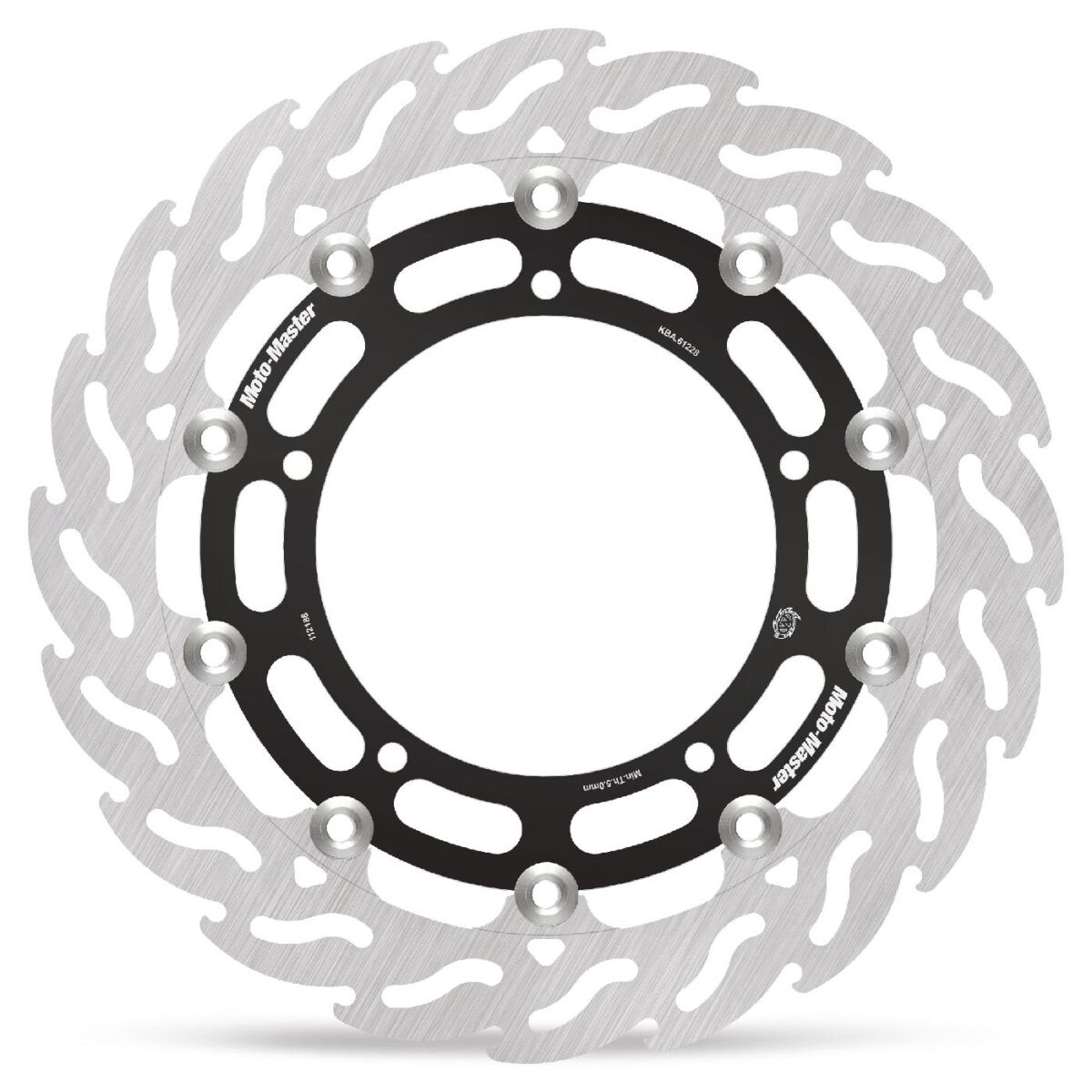 MOTO-MASTER BRAKE ROTOR FLOATING FLAME RACING 112188