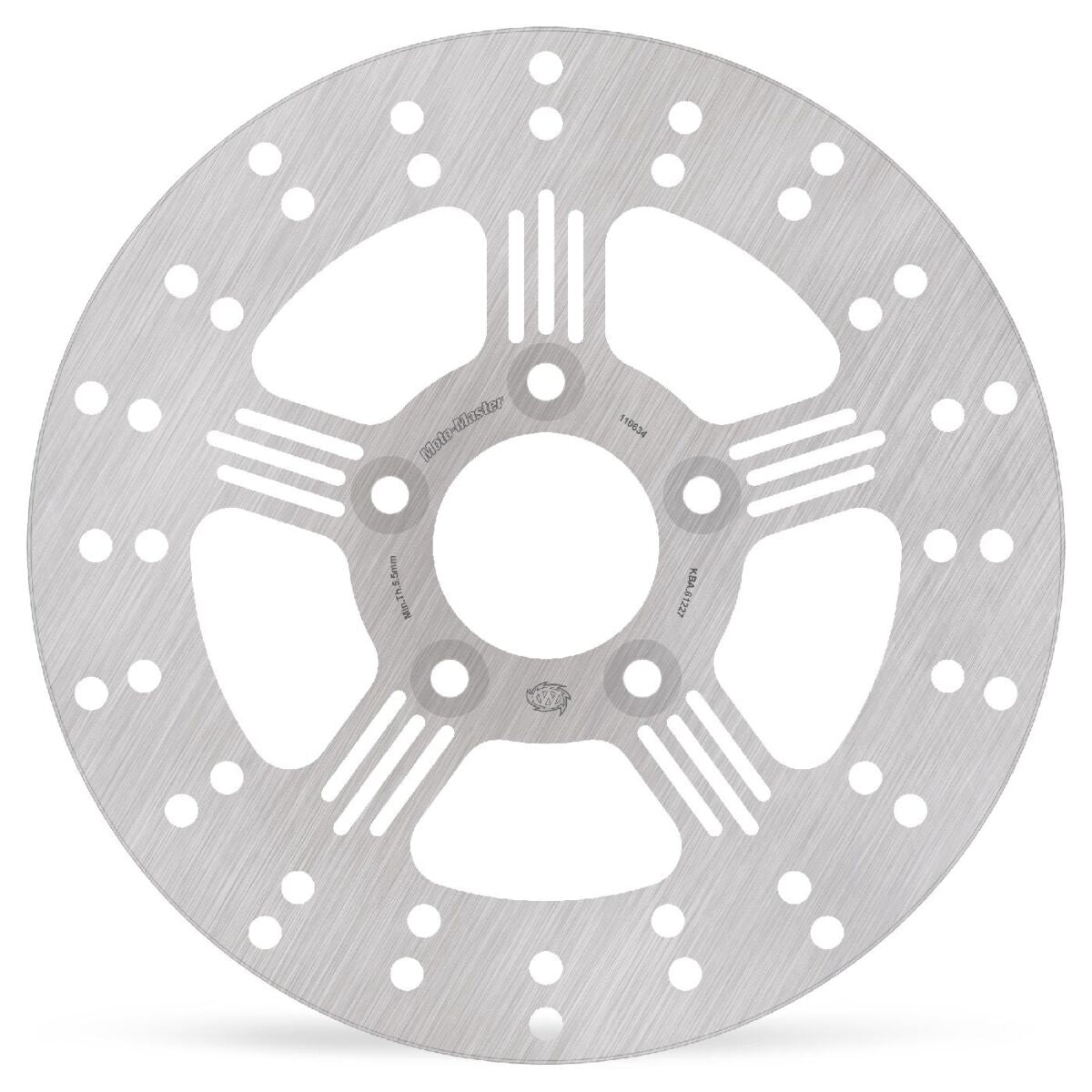 MOTO-MASTER BRAKE ROTOR FIXED ADRIAN ROUND NATURAL 110634