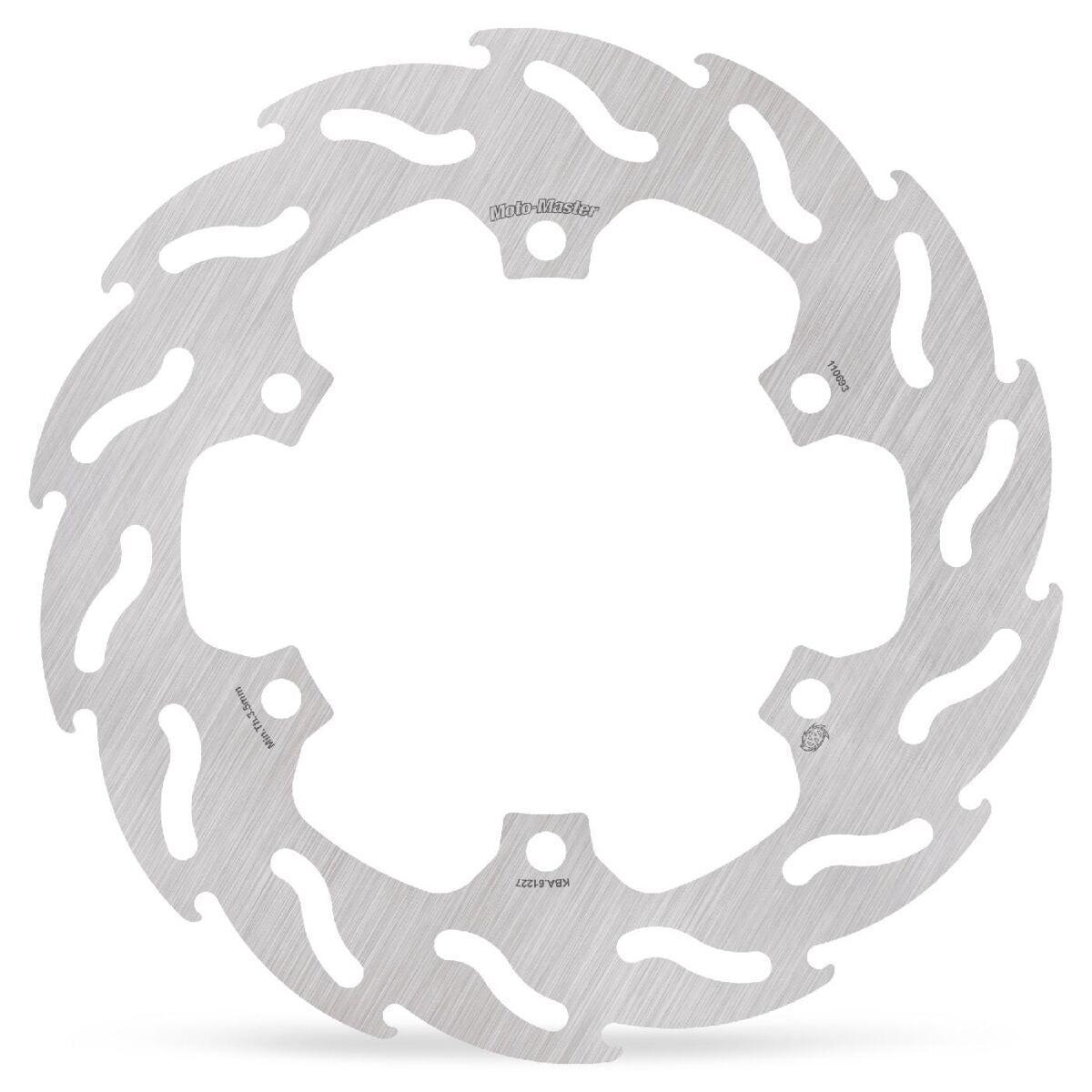 MOTO-MASTER BRAKE ROTOR FIXED FLAME NATURAL 110693