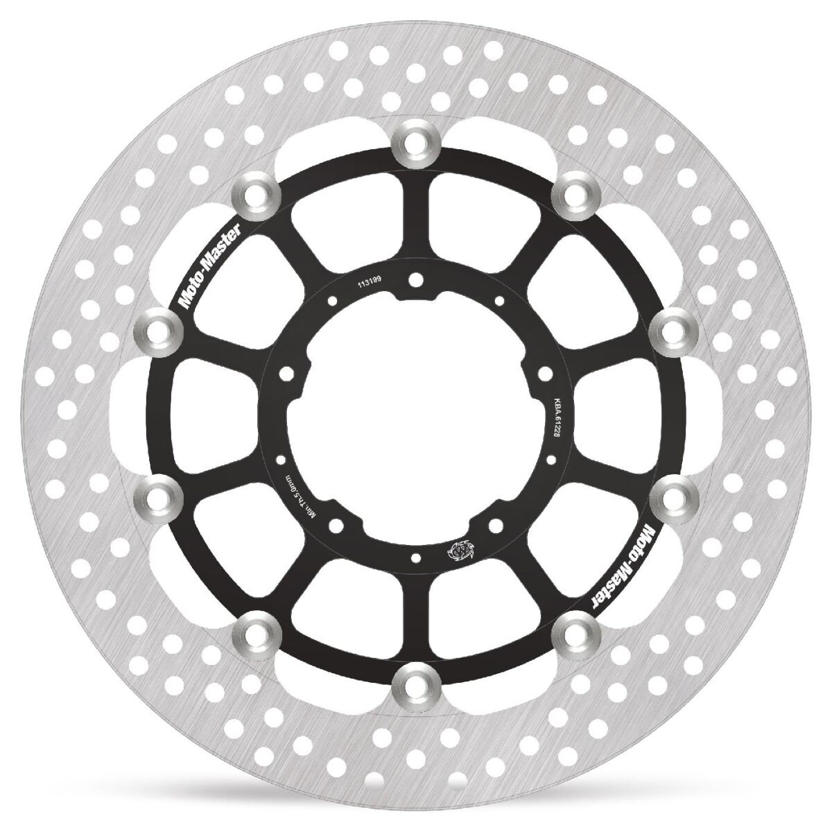 MOTO-MASTER BRAKE ROTOR FLOATING HALO RACING 113199