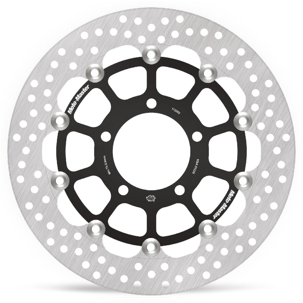 MOTO-MASTER BRAKE ROTOR FLOATING HALO RACING ROUND 112202