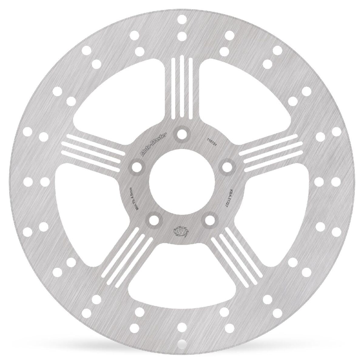 MOTO-MASTER BRAKE ROTOR FIXED ROUND FRONT 110751