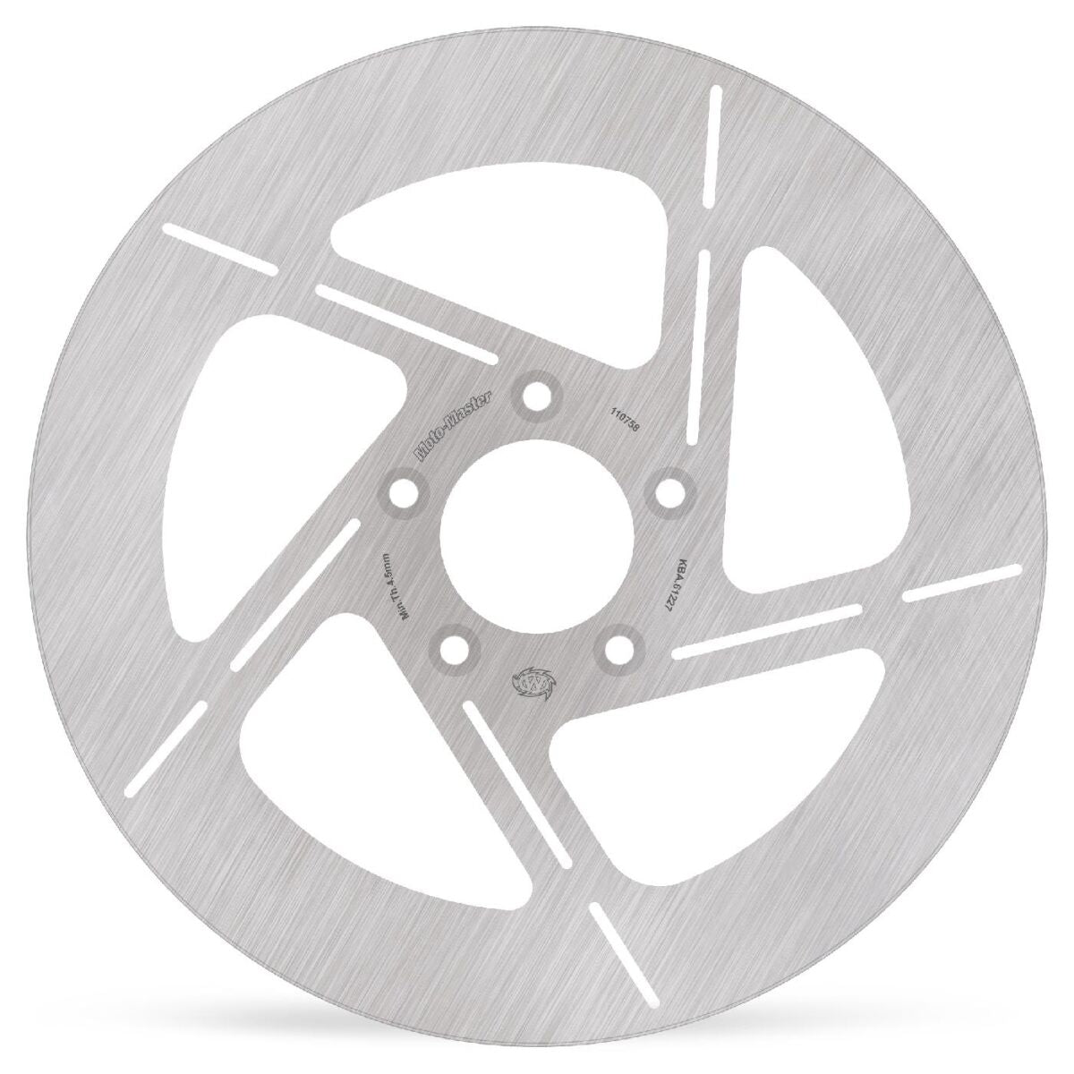 MOTO-MASTER BRAKE ROTOR FIXED ROUND FRONT 110758