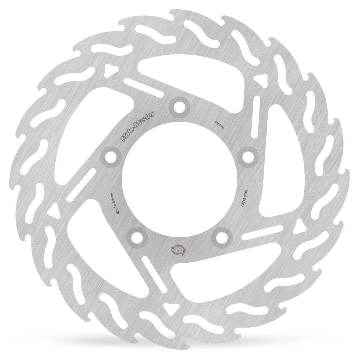 MOTO-MASTER BRAKE ROTOR FIXED FLAME REAR 110770
