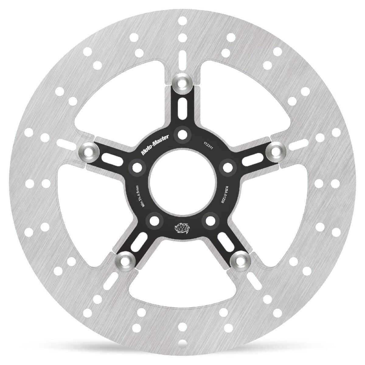 MOTO-MASTER BRAKE ROTOR FLOATING ADRIAN SPORT ROUND FRONT 112311