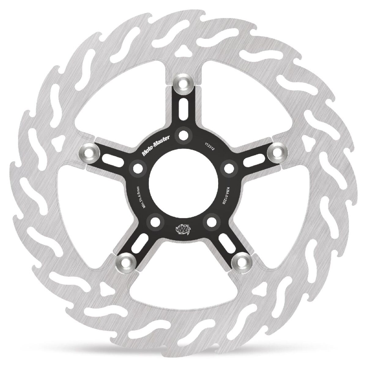 MOTO-MASTER BRAKE ROTOR FLOATING FLAME FRONT 112312