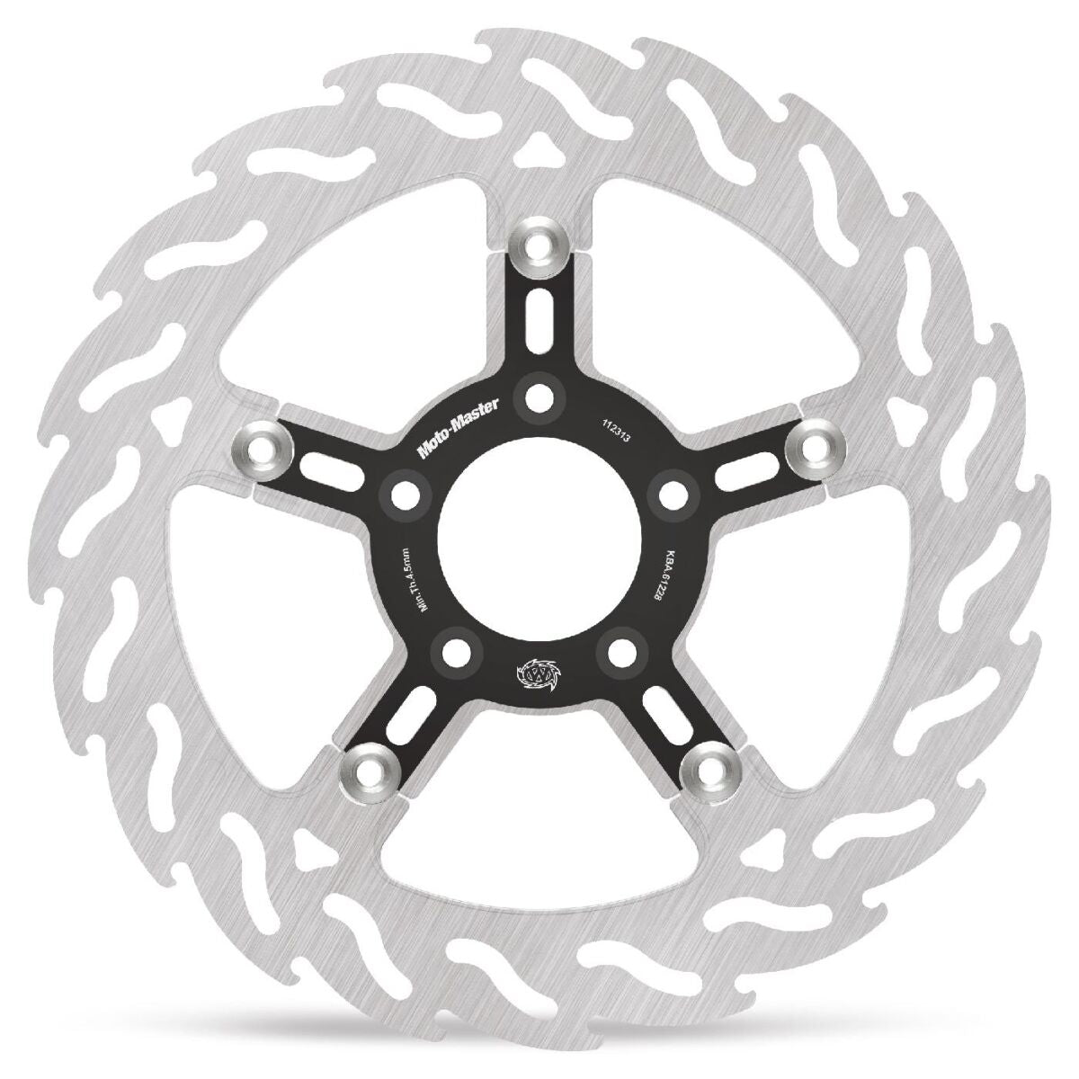 MOTO-MASTER BRAKE DISC FLOAT FLAME FRONT R 112313