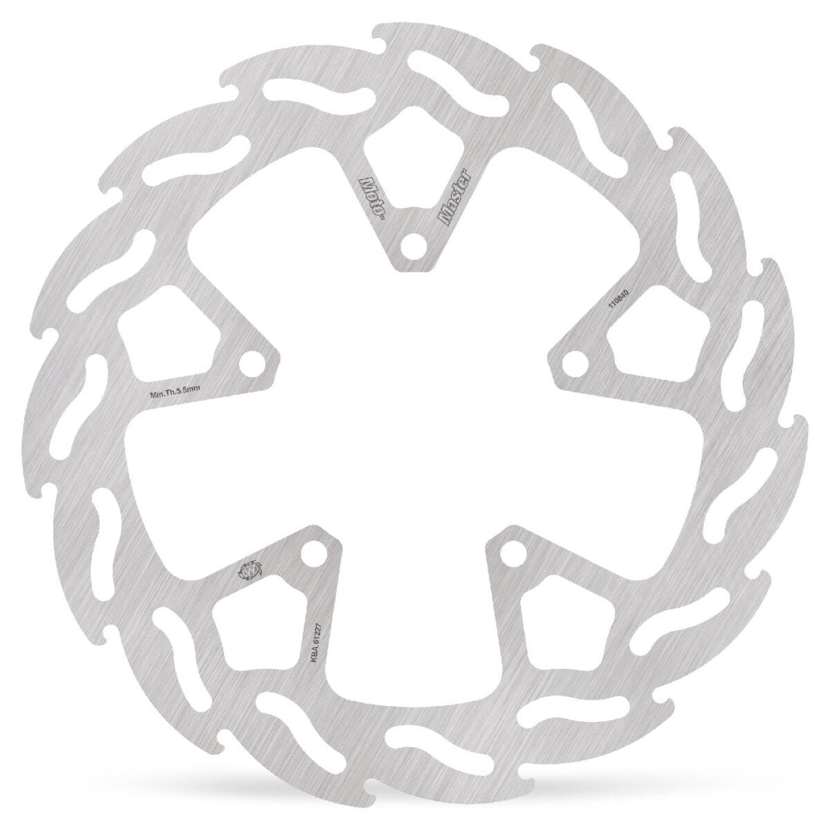 MOTO-MASTER BRAKE ROTOR FIXED FLAME REAR 110840