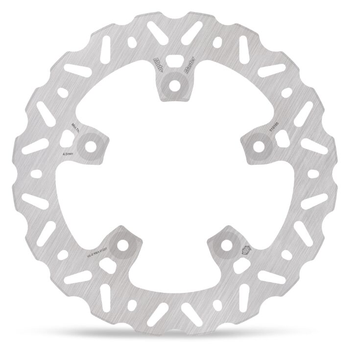 MOTO-MASTER BRAKE DISC NITRO FIXED REAR HU 510105