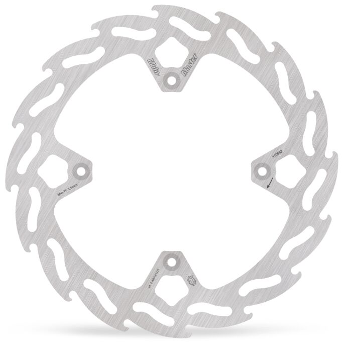 MOTO-MASTER BRAKE DISC FLAME FIXED REAR DE 110992