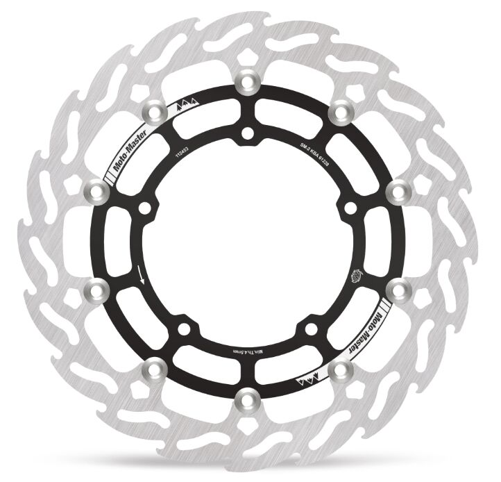 MOTO-MASTER BRAKE DISC FLAME FLOAT FRONT L 112453