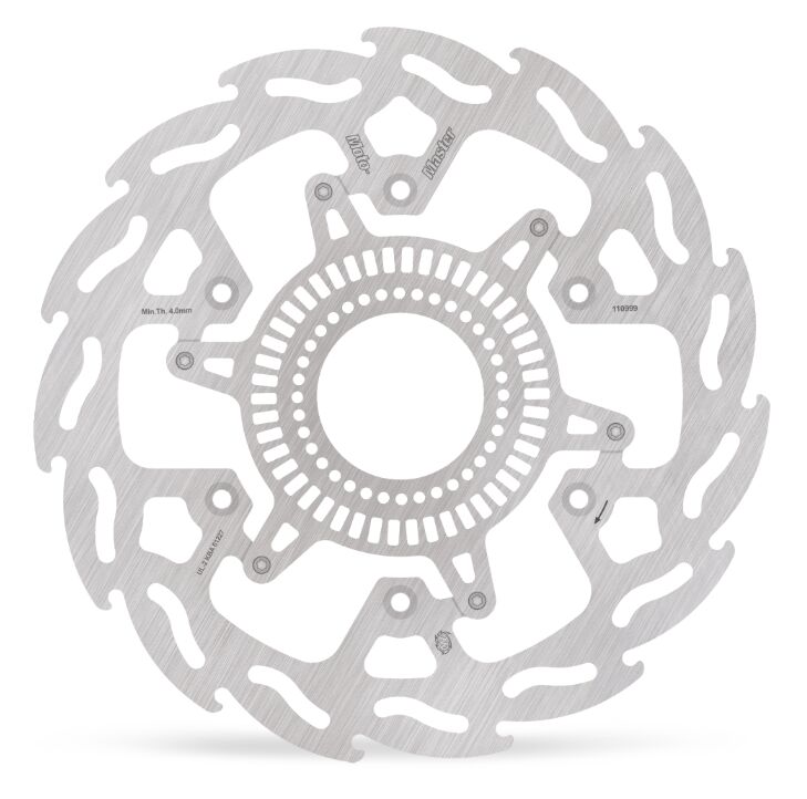 MOTO-MASTER BRAKE DISC FLAME FIXED REAR DR 110999
