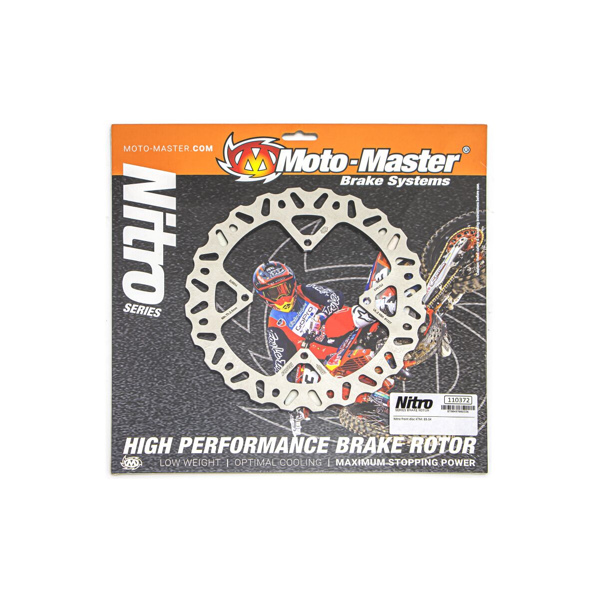 MOTO-MASTER BRAKE ROTOR FIXED NITRO CONTOUR OFFROAD 110372