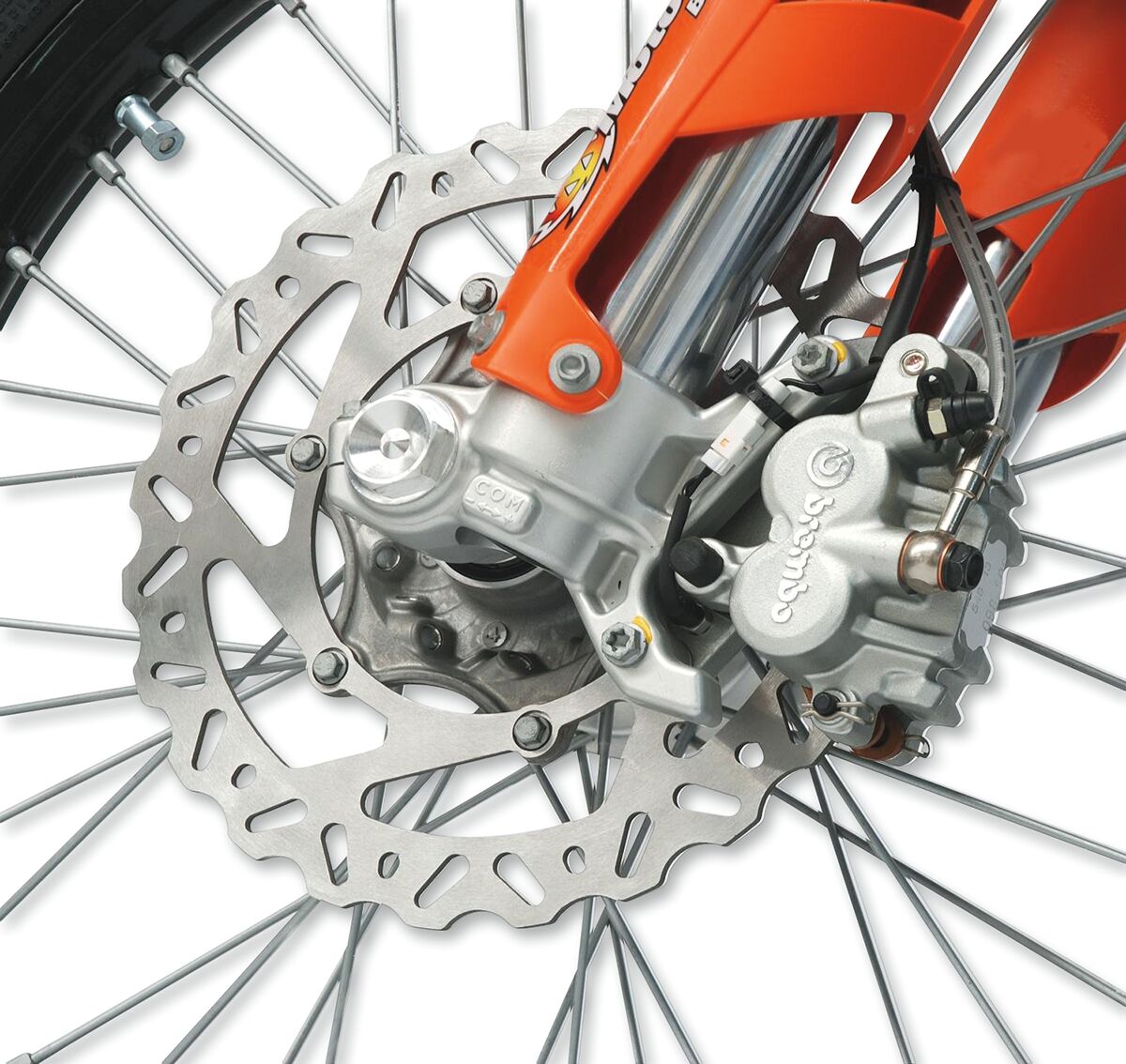 MOTO-MASTER BRAKE ROTOR FIXED NITRO CONTOURED NATURAL 110363