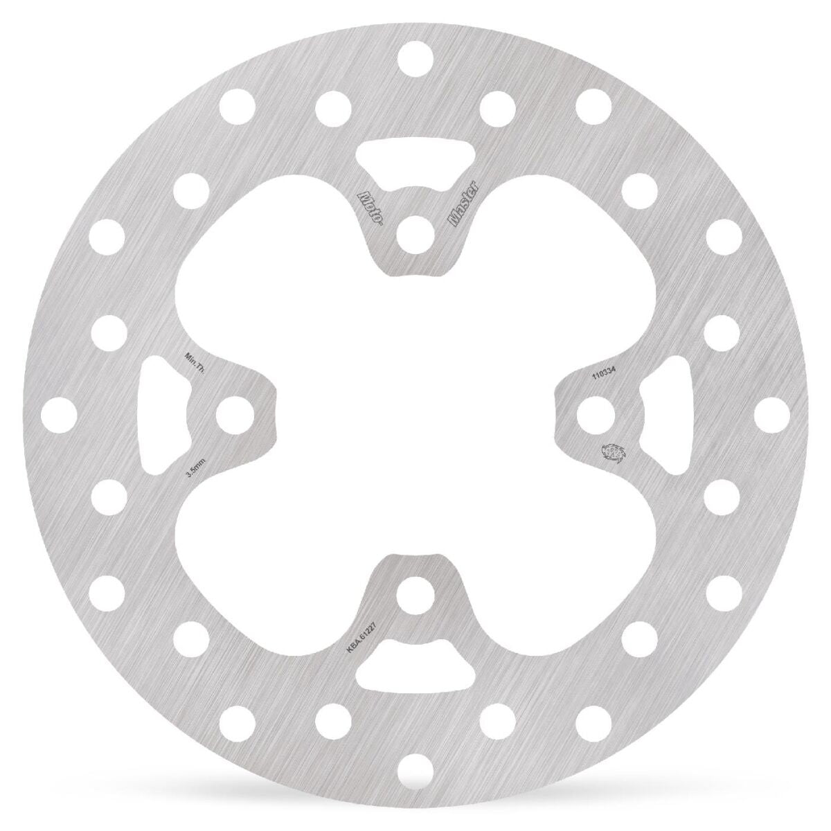MOTO-MASTER BRAKE ROTOR FIXED HALO ROUND 110334