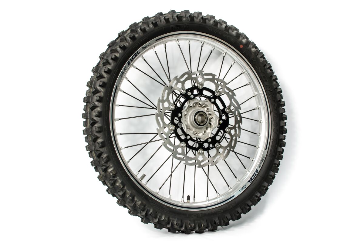 MOTO-MASTER BRAKE ROTOR FLOATING FLAME BLACK 112072