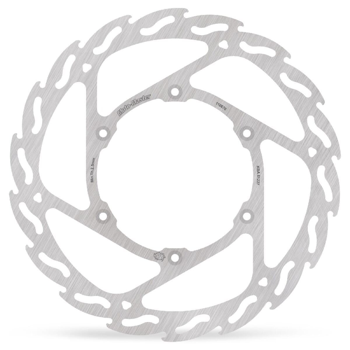 MOTO-MASTER BRAKE ROTOR FIXED FLAME NATURAL 110676