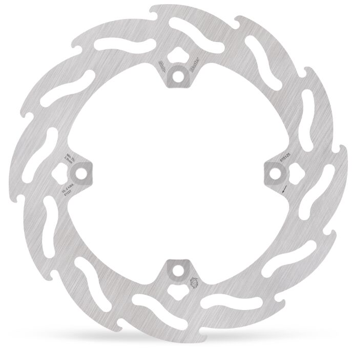 MOTO-MASTER BRAKE DISC FLAME FIXED REAR TM 510125
