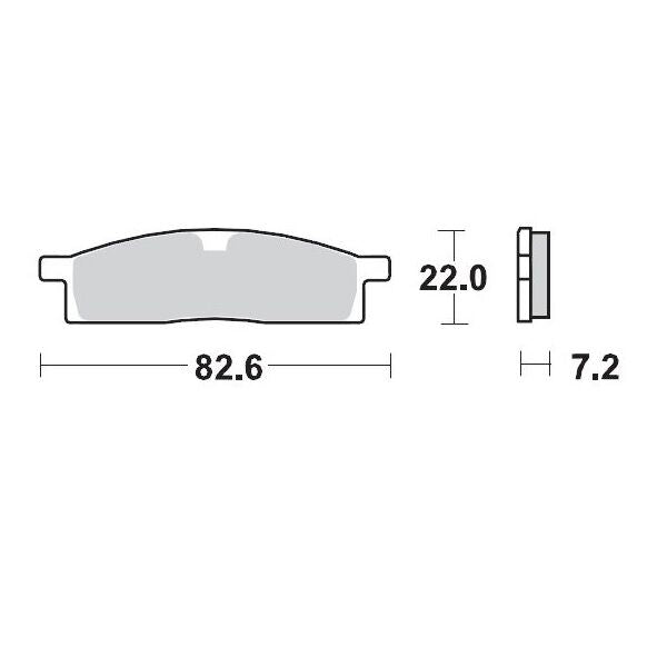 MOTO-MASTER BRAKE PAD OFFROAD SINTER PRO RACING 91211