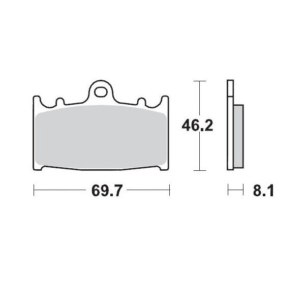 MOTO-MASTER BRAKE PAD OFFROAD SINTER PRO RACING GP 99912