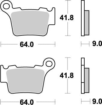 MOTO-MASTER BRAKE PAD OFFROAD NITRO 94421