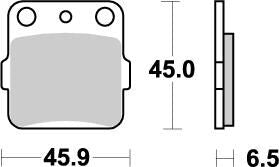 MOTO-MASTER BRAKE PAD OFFROAD NITRO 91021
