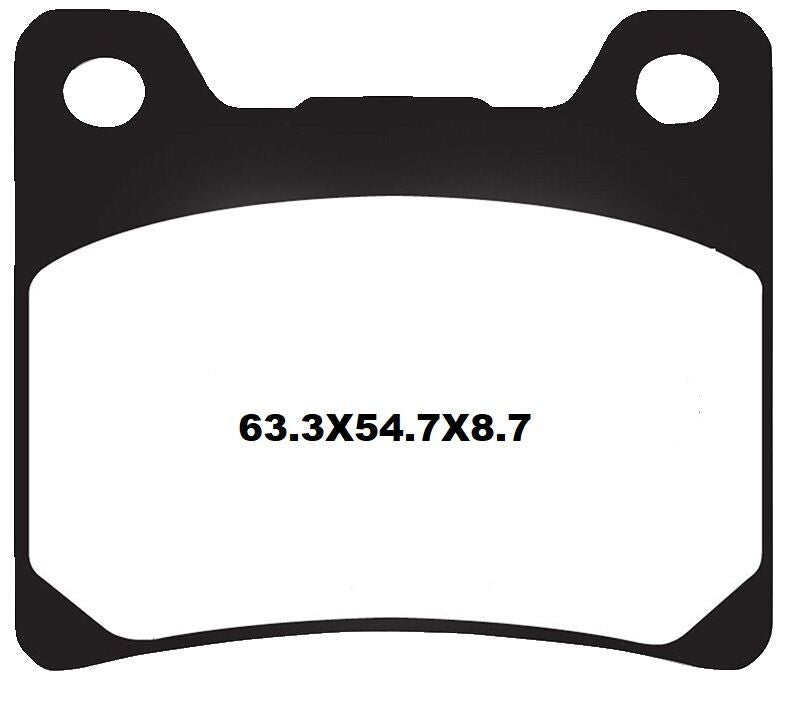 MOTO-MASTER BRAKE PAD CERAMIC 401804
