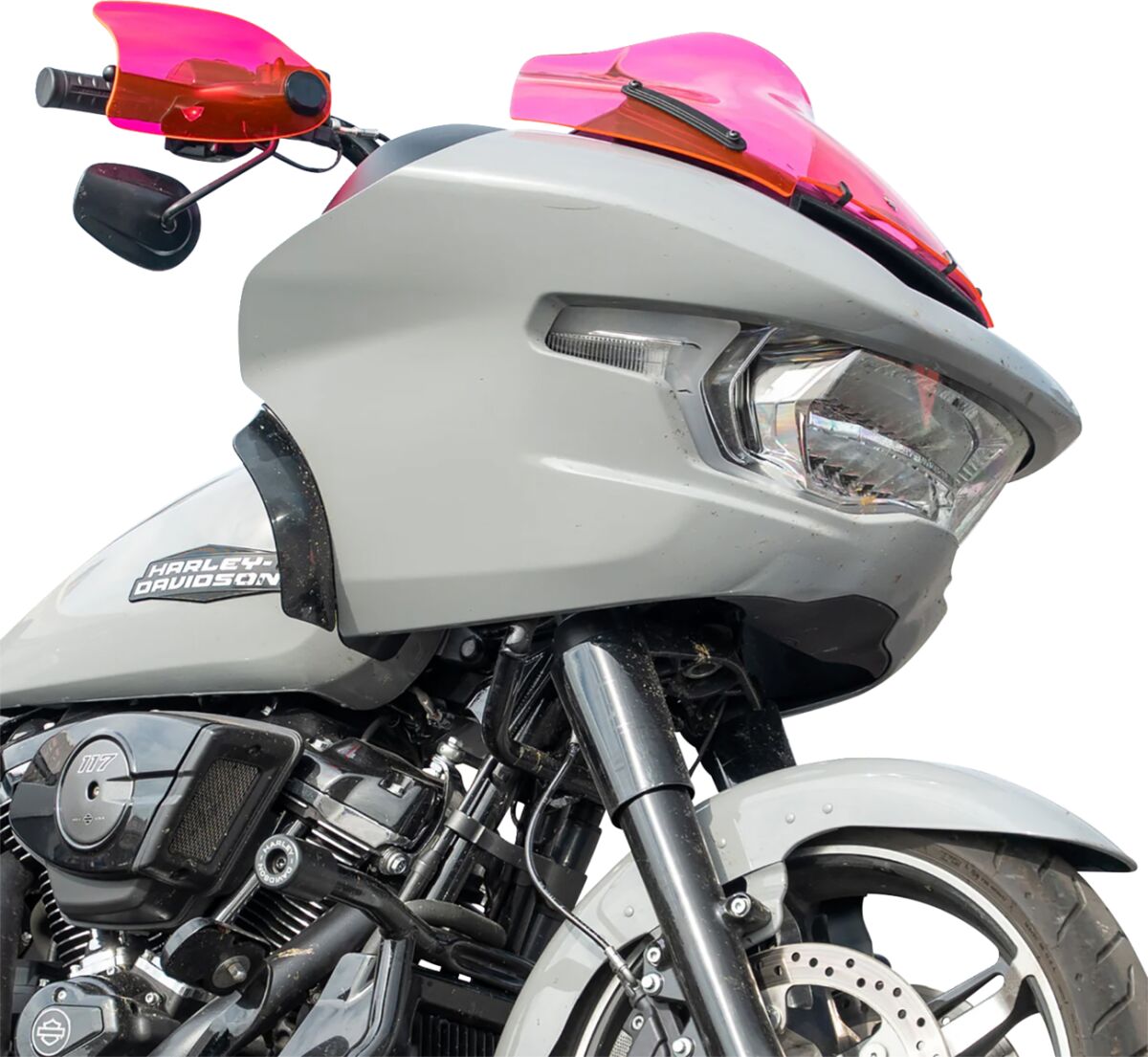 KLOCK WERKS Flare® Handguards - '23-'25 Harley-Davidson - Pink Ice KWS-01-0124-23
