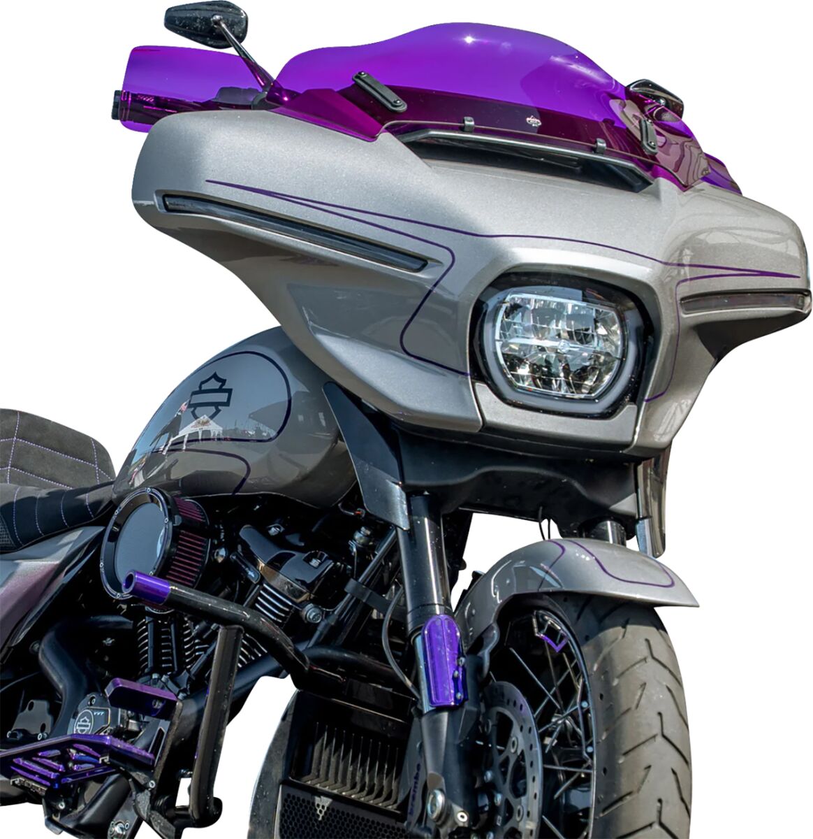 KLOCK WERKS Flare® Handguards - '23-'25 Harley-Davidson - Purple KWS-01-0134-23