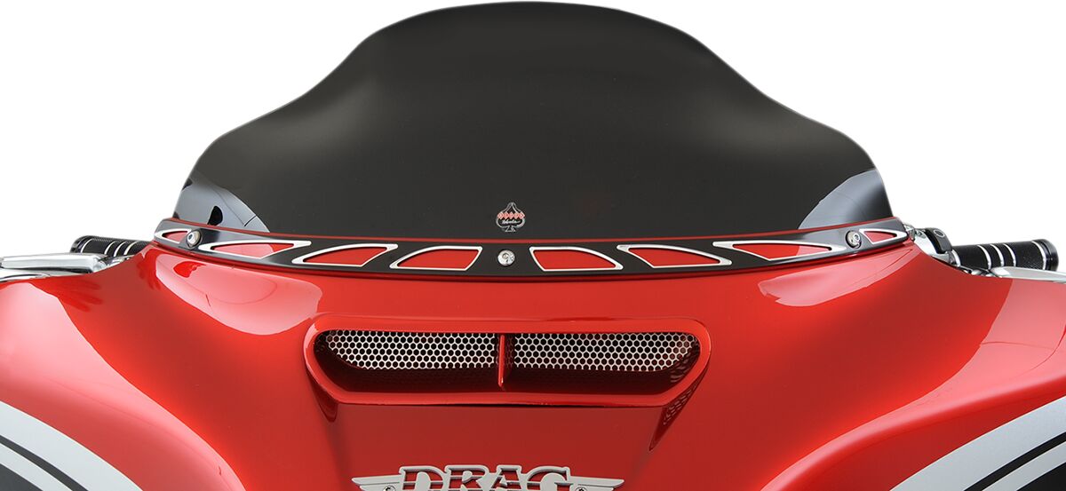 KLOCK WERKS FLARE WINDSHIELD 6.5" BLACK FLH KWW-01-0200-2014