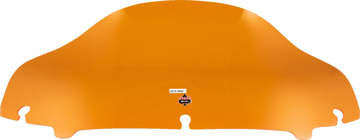 KLOCK WERKS WINDSHIELD FLARE FLH 6.5" SPORT ORANGE KWW-01-0682