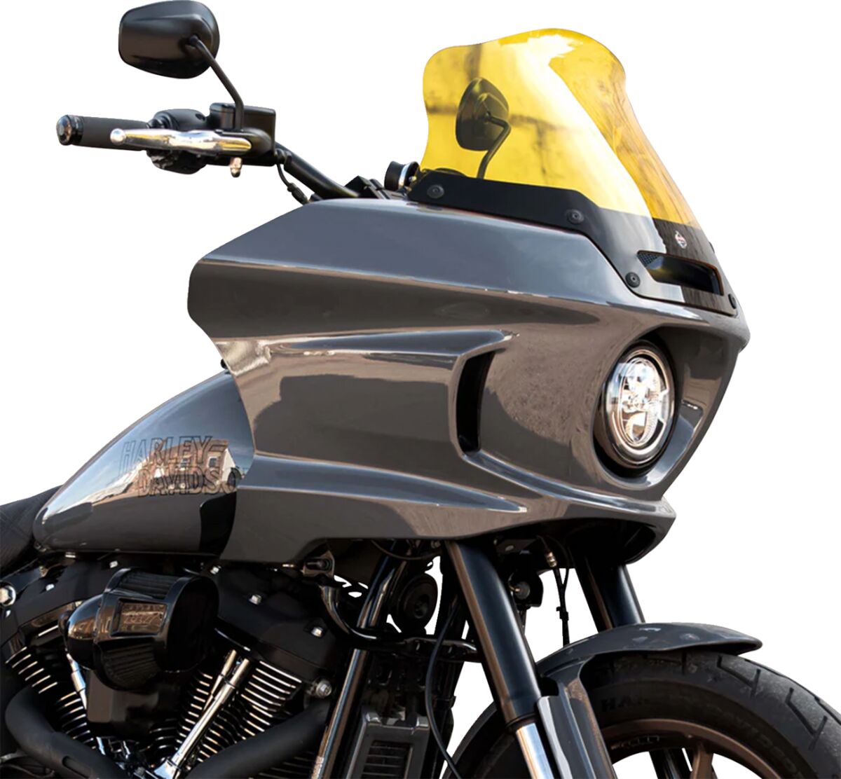 KLOCK WERKS WINDSHIELD FLARE FXLRST SPORT YELLOW 8" KWW-02-0631