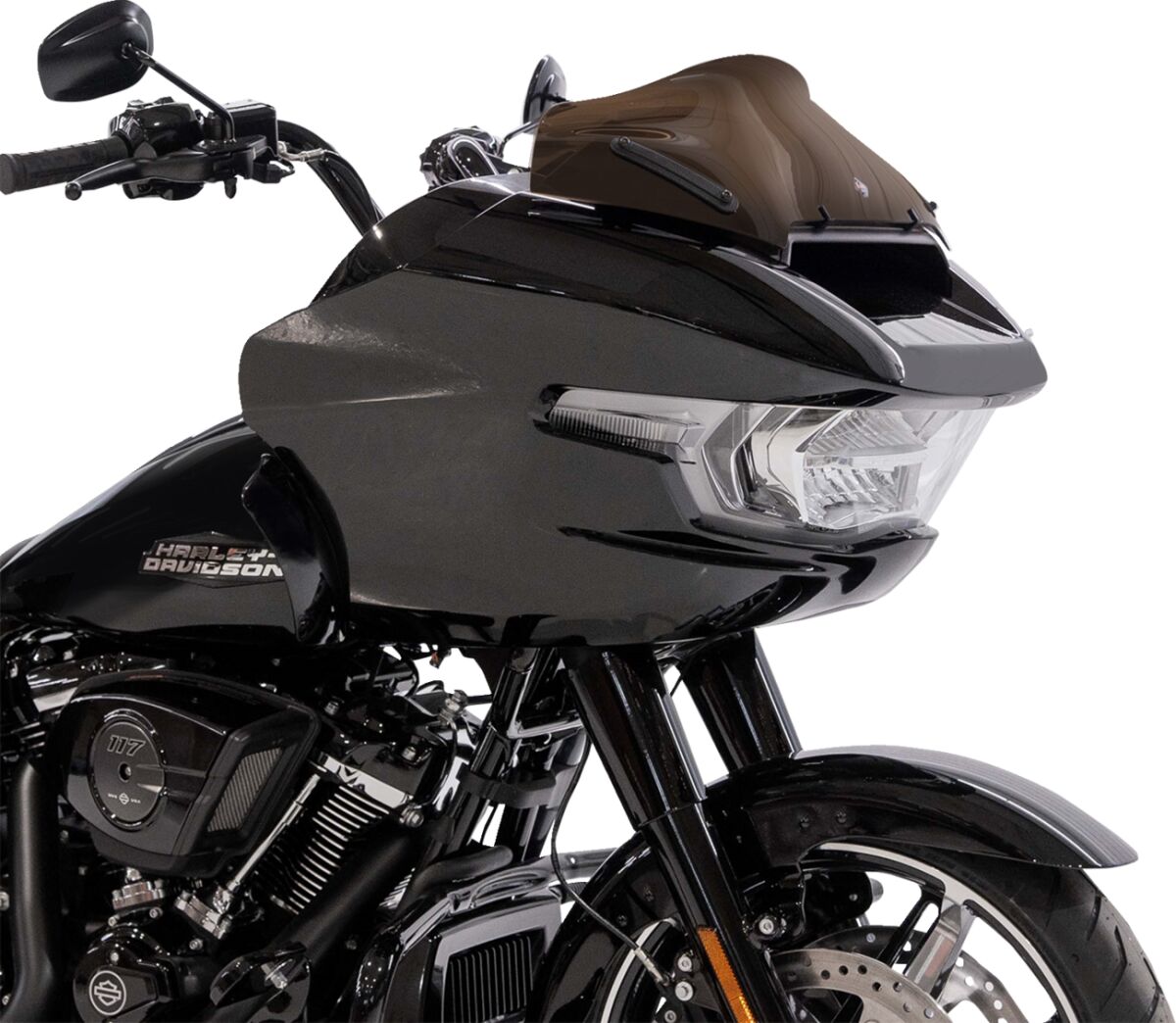 KLOCK WERKS WINDSHIELD FLARE 8" SPORT 23-24 FLTR BRONZE KWW-01-0761