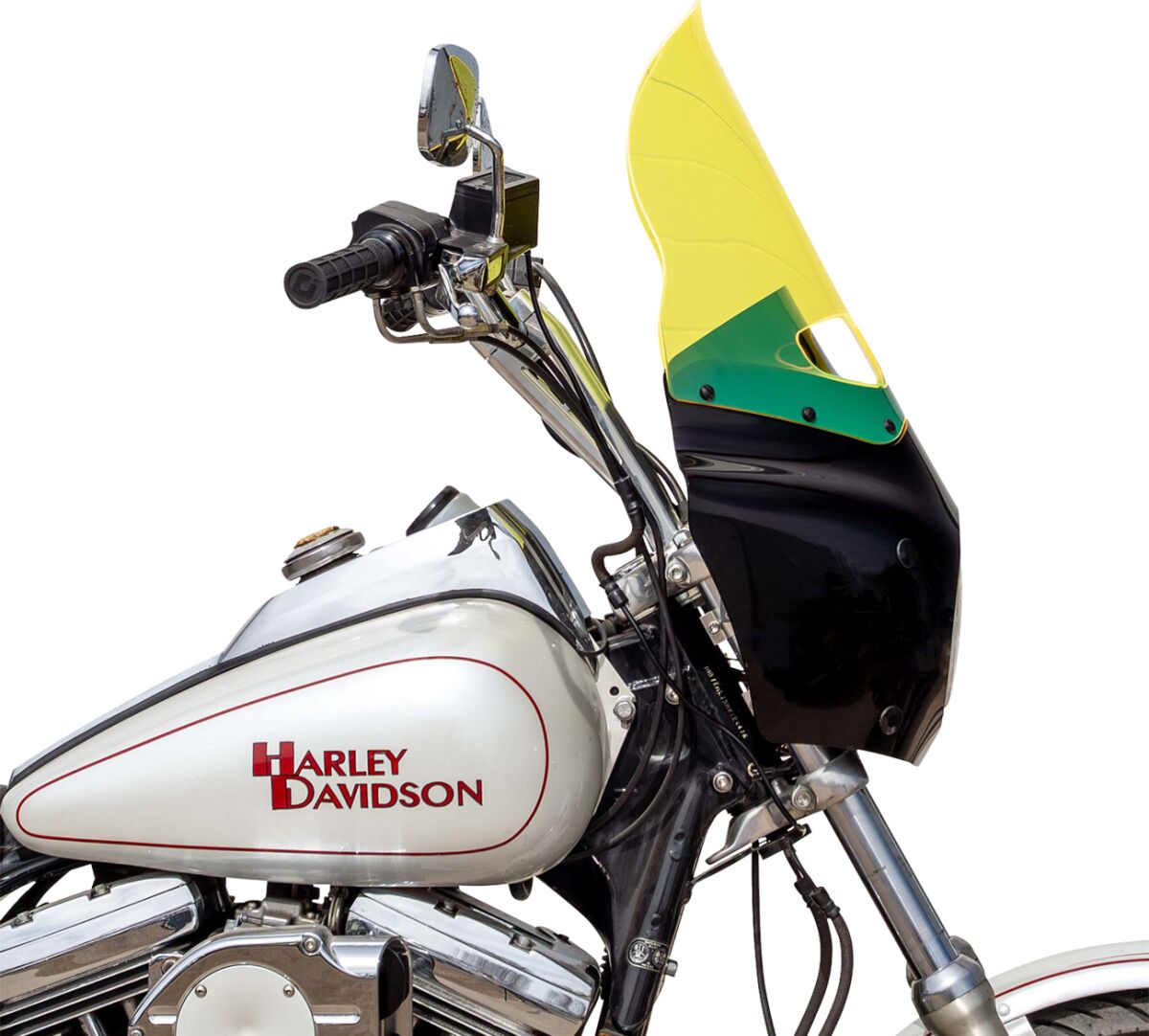KLOCK WERKS WINDSHIELD ROAD WARRIOR FAIRING - 15" - - YELLOW ICE KWW-06-0616