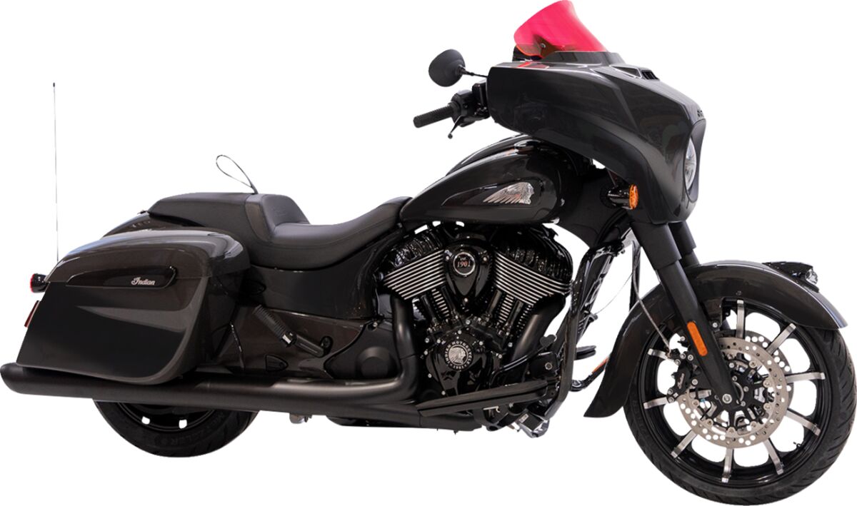 KLOCK WERKS Kolor Flare™ Windshield - 10" - Pink Ice KWW-04-0631