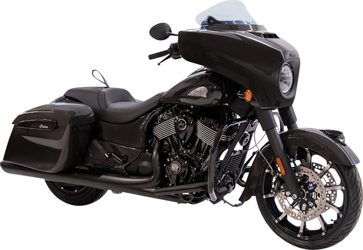 KLOCK WERKS WINDSHIELD FLARE 10" KOLOR BLUE ICE KWW-04-0635