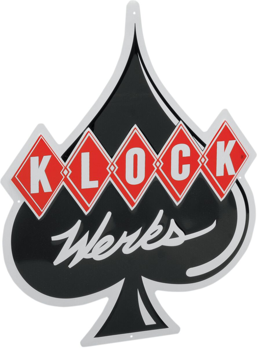 KLOCK WERKS KLOCK WERKS TACKER SIGN KWA-METALSIGN