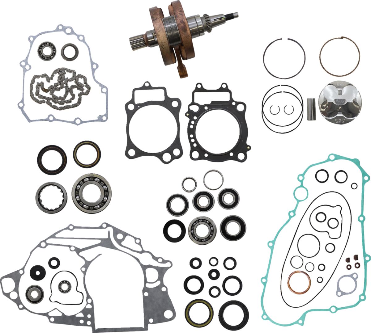 VERTEX ENGINE BOTTOM END HONDA REBUILD KIT WR101-153
