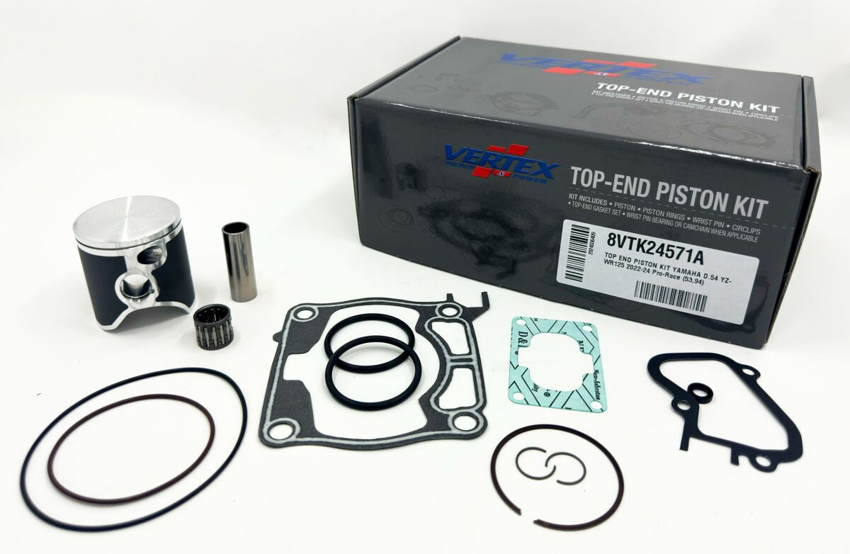 VERTEX PISTON KIT+TOP END GASKETS PR VTK24571A