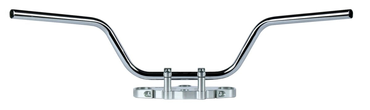 TRW HANDLEBAR TOURING HIGH STEEL Ø 22 CHROME PLATED MCL112SC