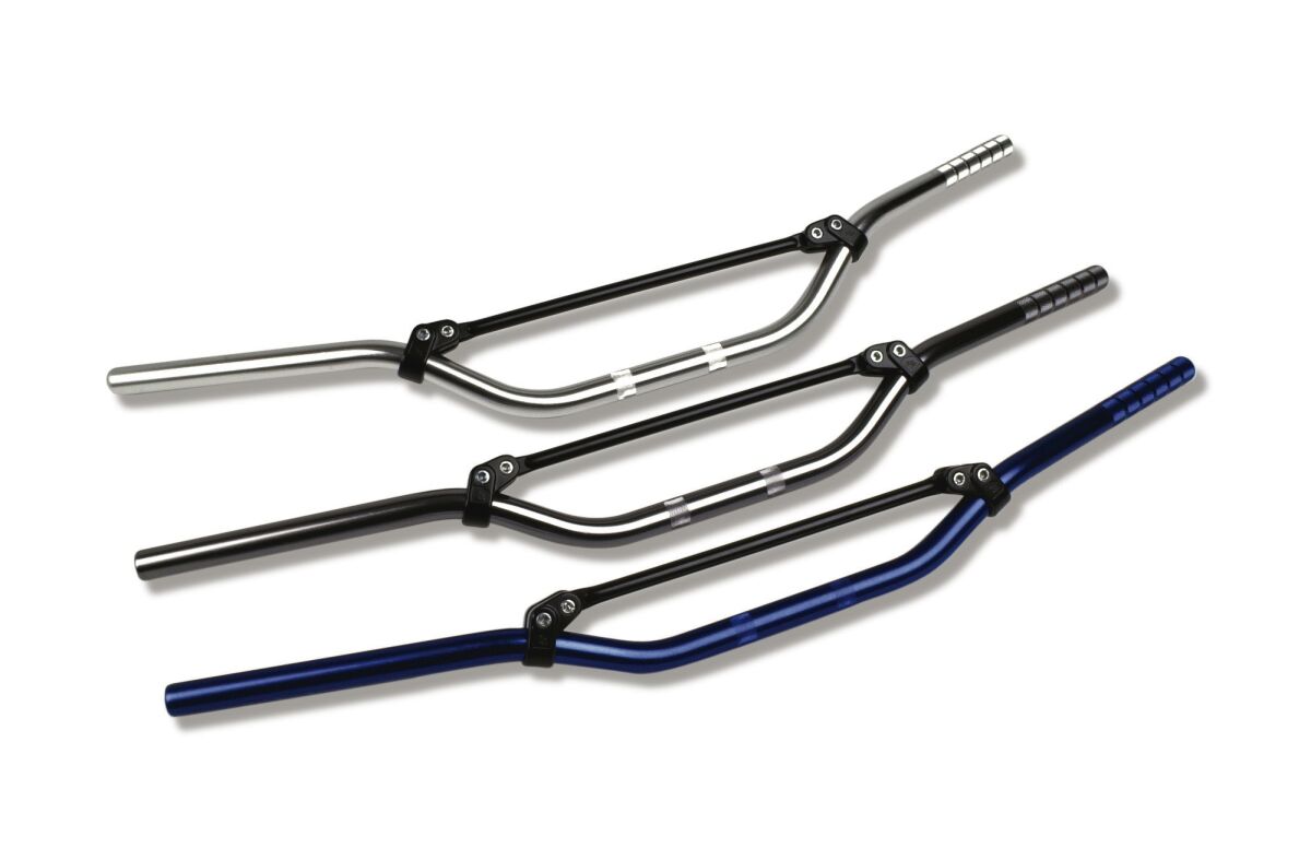 TRW HANDLEBAR OFFROAD LOW ALUMINIUM Ø 22 SILVER MCL153C