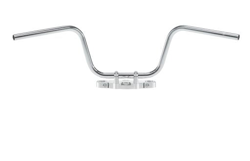 TRW HANDLEBAR APEHANGER STEEL Ø 25.4 CHROME PLATED, CABLE INDENT MCL136CKK