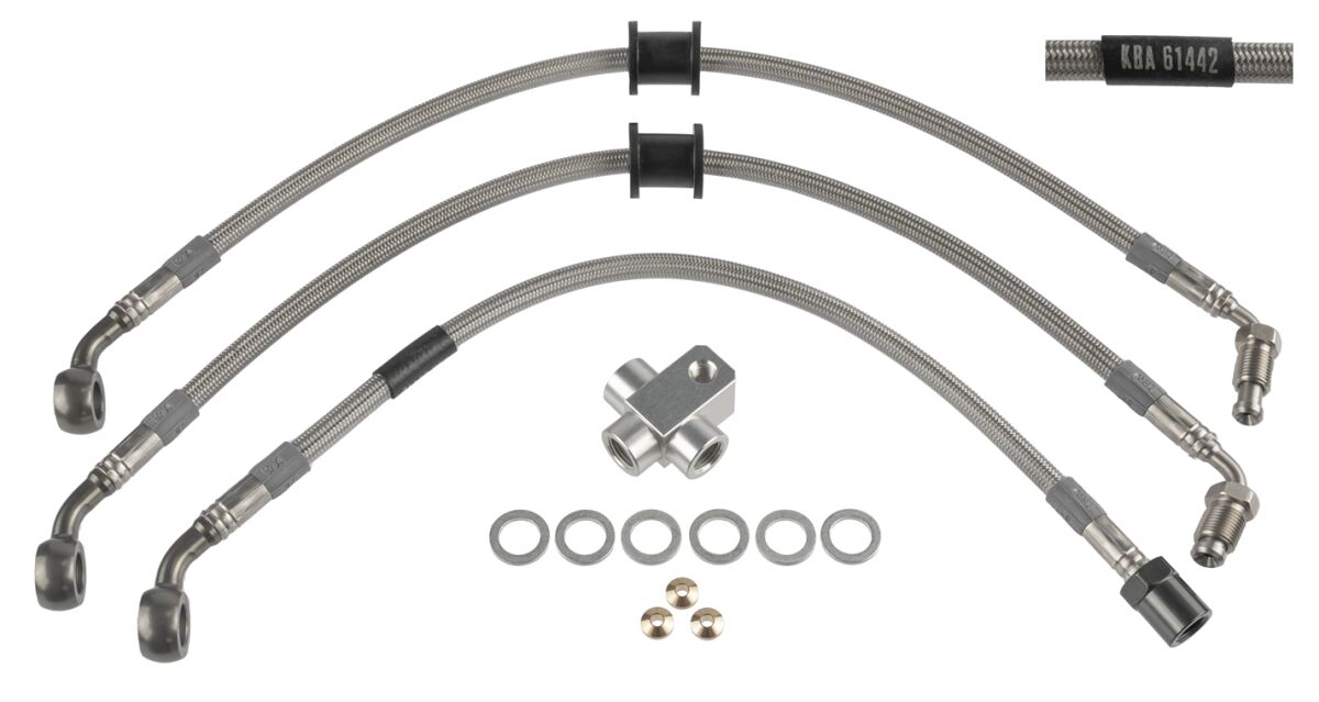 TRW BRAKE LINE KIT STEEL BRAIDED MCH1080V3