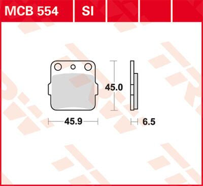 TRW BRAKE PAD TRW MCB554SI MCB554SI
